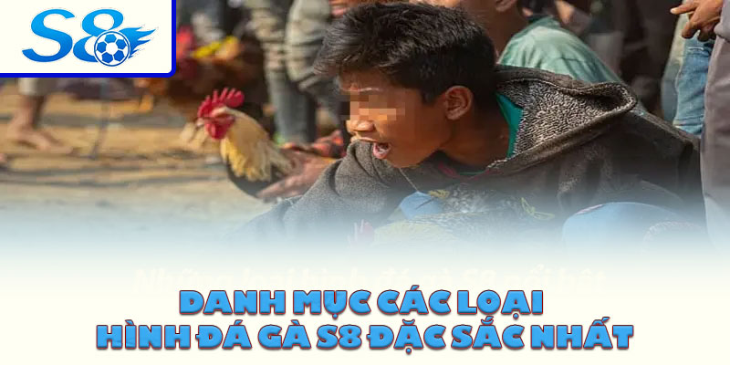 Danh mục các loại hình đá gà S8 đặc sắc nhất